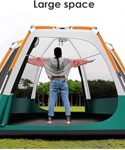 8-Person Family Camping Tent with 360° View and Waterproof Design 2