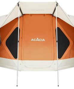 Acacia XL Tent for 4 to 6 Person Camping with Canopy in Persimmon