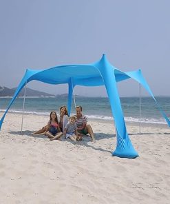 Portable Beach Tent Sun Shade Lightweight Pop Up Canopy for Families