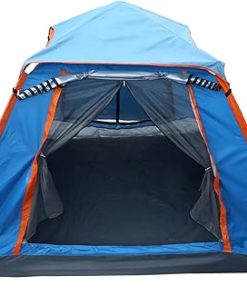 Easy Assemble 5-Person Family Camping Tent Rainproof Oxford Fabric
