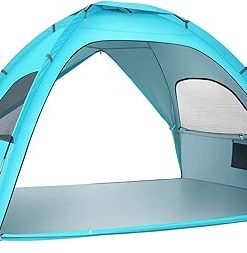 Lightweight Family Camping Tent Easy Setup Portable for Beach Hiking