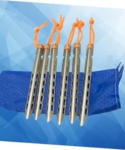 Balacoo Tent Nail Stakes for Hiking Camping Beach Awning Shelter 2