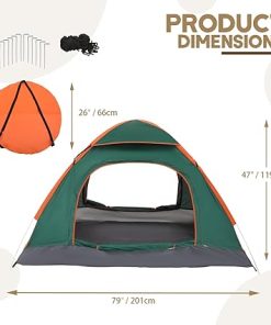 Portable Two Person Dome Camping Tent for All Seasons and Outdoor Fun 2