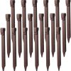 10 Heavy Duty Tent Stakes with Rotating Heads for Camping and Events 4