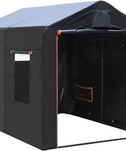 Waterproof Pop Up Canopy Tent with Sidewalls and Roll-Up Windows