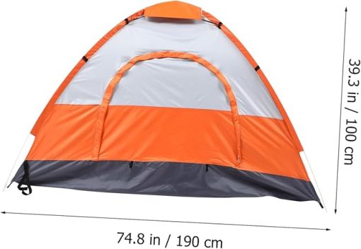 Portable Beach Tent with Ventilated Windows and Carry Bag for Outdoors - Image 2