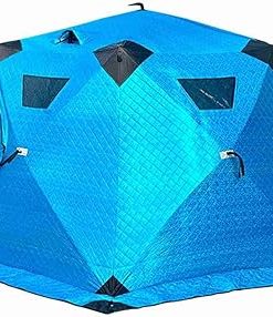 Wind Firewood Heater Portable Design Ice Fishing Tent for 8 People