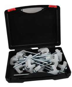 Heavy Duty Spiral Ground Screw Pegs Glow in Dark Camp Tent Stakes