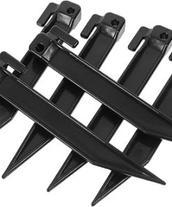 Lawn Mower Spikes 50 Pack Plastic Ground Stakes for Garden Camping