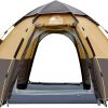 6 Pack Heavy Duty Metal Camping Tent Pegs Canopy Stakes Outdoors 3