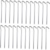 10 Pack Grass-Proof Lawn Fixing Stakes for Garden Canopy Edging 3
