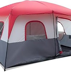 14 Person Waterproof Camping Tent with Carry Bag for Family Use