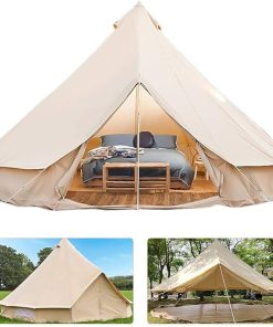 Winter Ice Fishing Tents for 3-4 People with Thick Warm Layers