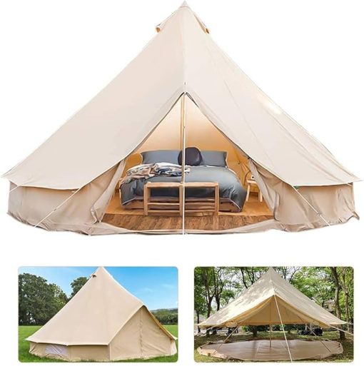 Winter Ice Fishing Tents for 3-4 People with Thick Warm Layers