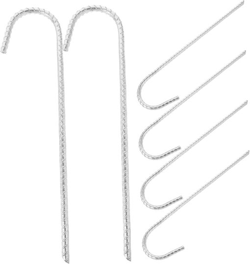 6pcs Heavy Duty Tent Pegs Stakes Sand Anchors for Camping Outdoors