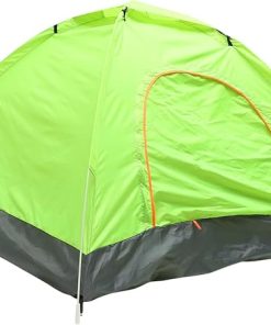 Family-Friendly Automatic Tent for 3-4 People Beach Camping Gray