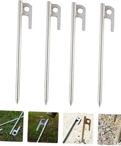 Totority Stainless Steel Floor Nails for Tents and Hiking Gear 2