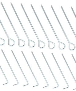 Heavy Duty Tent Pegs for Camping Safety Stakes and Gazebo Use