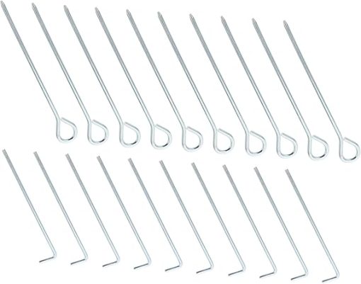 Heavy Duty Tent Pegs for Camping Safety Stakes and Gazebo Use