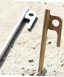 Totority Stainless Steel Camping Tent Stakes Easy Pull-Out Design 2