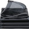 Heavy Duty Black PVC Tarp 400g/m² for Outdoor Multipurpose Use 4