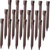 Ultralight Titanium Tent Pegs 16cm Portable Camping Stakes 8 Pcs 4