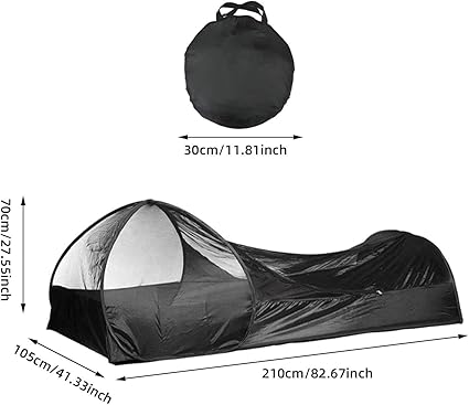 Foldable Popup Bivy Tent for Outdoor Camping Hiking and Fishing 2 Foldable Popup Bivy Tent for Outdoor Camping Hiking and Fishing - Image 2