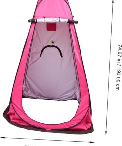 VICASKY Portable Camping Shower Tent with Changing Windows for Privacy 2