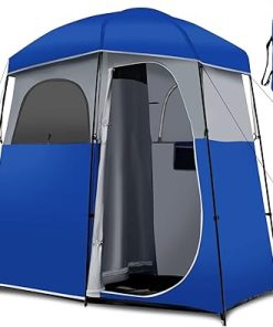 Tangkula Oversize Double Room Shower Tent for Camping with Privacy