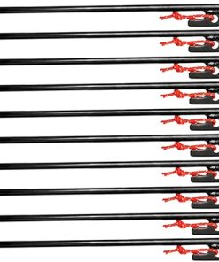 10 Pack Steel Tent Stakes Outdoor Tent Pegs for Hiking and Storage