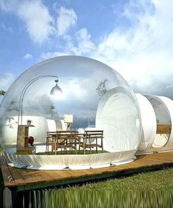 Transparent Outdoor Camping Tent for Stargazing and Family Use