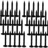 100 Black Ground Nails for Outdoor Tents Greenhouse Camping Use