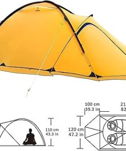Ultralight 1-2 Person Waterproof Camping Tent for Hiking and Outdoors 2