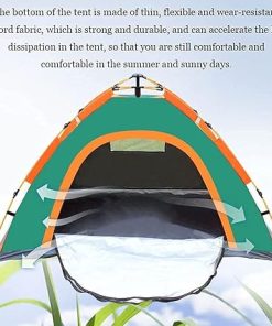 Pop Up Family Camping Tents for 2-4 People Waterproof Easy Setup 2