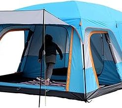 Large Family Camping Yurt Tent 5-8 Person Waterproof 4 Season Shelter
