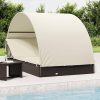 Cozy 2-Person Sunbed with Adjustable Roof for Pools and Balconies 4