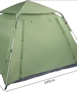 Lightweight Waterproof 4 Person Pop Up Tent for Camping and Travel 2