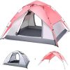 Waterproof Folding Tent with Two Doors and Windows for Camping 4