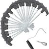 Red Beach Canopy Quick Setup 4 Poles Polyester Sun Shade Shelter 3