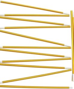 DIY Outdoor Tent Poles Golden Alloy Accessories for Camping Replacement 2