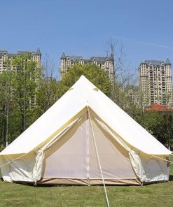 Heavy Duty Waterproof 4 Season Luxury Canvas Bell Tent for Camping