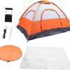 Waterproof Outdoor Folding Tent with Two Doors for Camping Green 4
