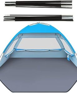 Gorich Beach Tent for 6 People with Replacement Poles Sky Blue