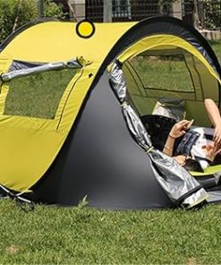 Protection Sun Beach Tentoutdoor Fully Automatic 3-4 Double Free Speed Open Sun Shelters Portable Camping Tent 2