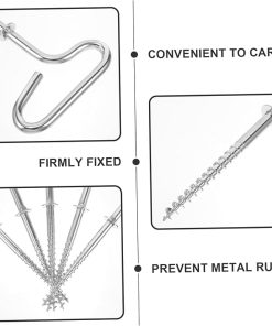 Ice Fishing Tent Stakes 6Pcs Heavy Duty Ice Anchors for Winter Use 2