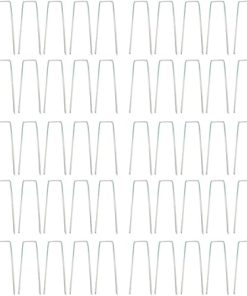 100pcs Heavy Duty U Shaped Garden Stakes for Securing Fences Tents