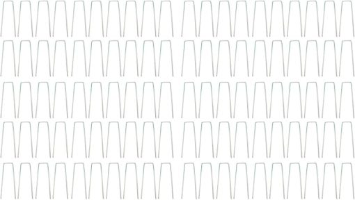 100pcs Heavy Duty U Shaped Garden Stakes for Securing Fences Tents