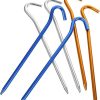 Titanium Tent Stakes 2 Sets Heavy Duty Outdoor Camping Spikes 6pcs
