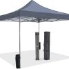 10x10ft Pop Up Canopy Tent Easy Setup Portable Sun Shelter Blue 4
