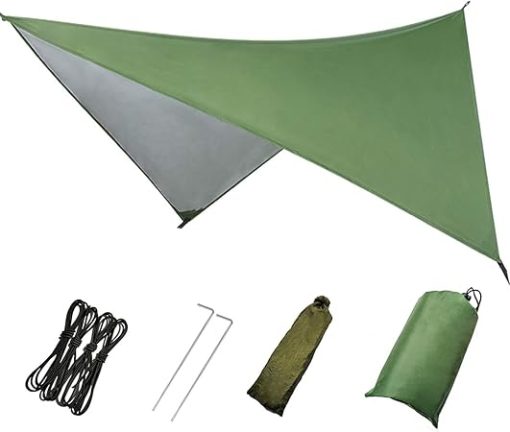 Hammock Rain Fly Waterproof Camping Tarp Essential for Outdoor Use